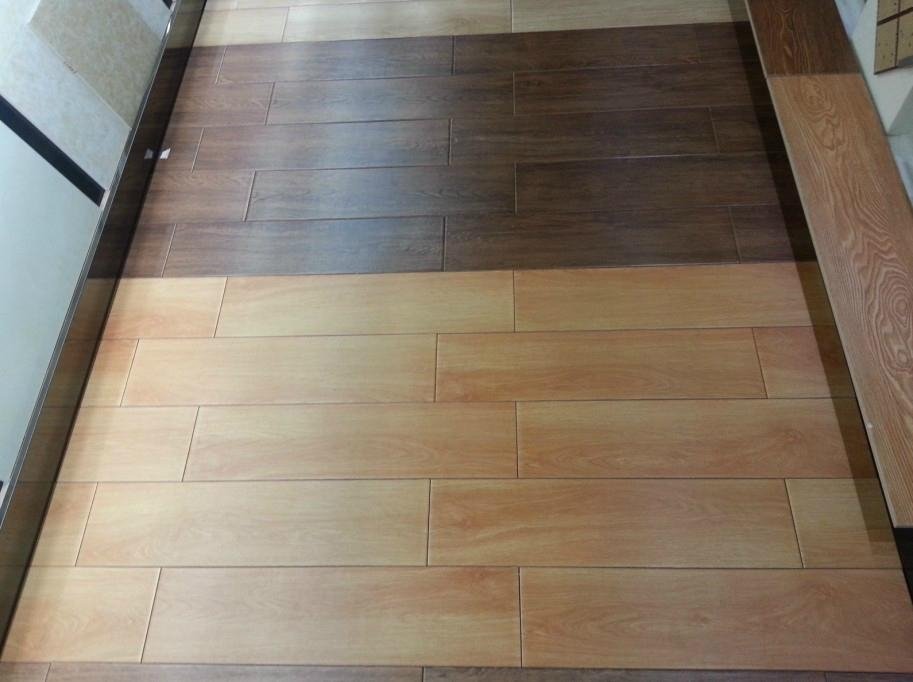 Wooden ceramic rustic glazed flooring tiles