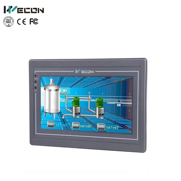 7 inch PI-8070 advanced hmi for textile machinery automation from pac manufactur