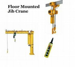 Floor mounted Jib Crane