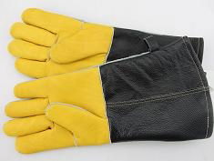 Grain Cow Leather Safety BBQ Gloves