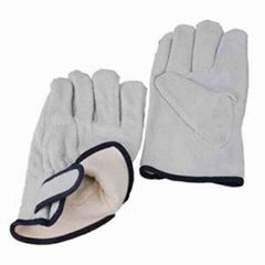 Split Cowhide Leather Driver Work Glove