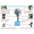 Deeri Economical standing water spray fan direct factory supply  2