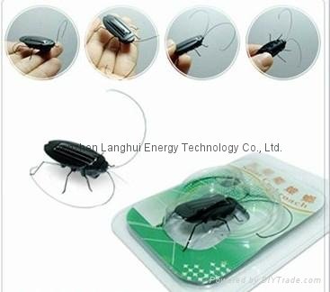 Solar Power Intellectual Solar Toy Kit Insect Cockroach kids Christmas gift 2