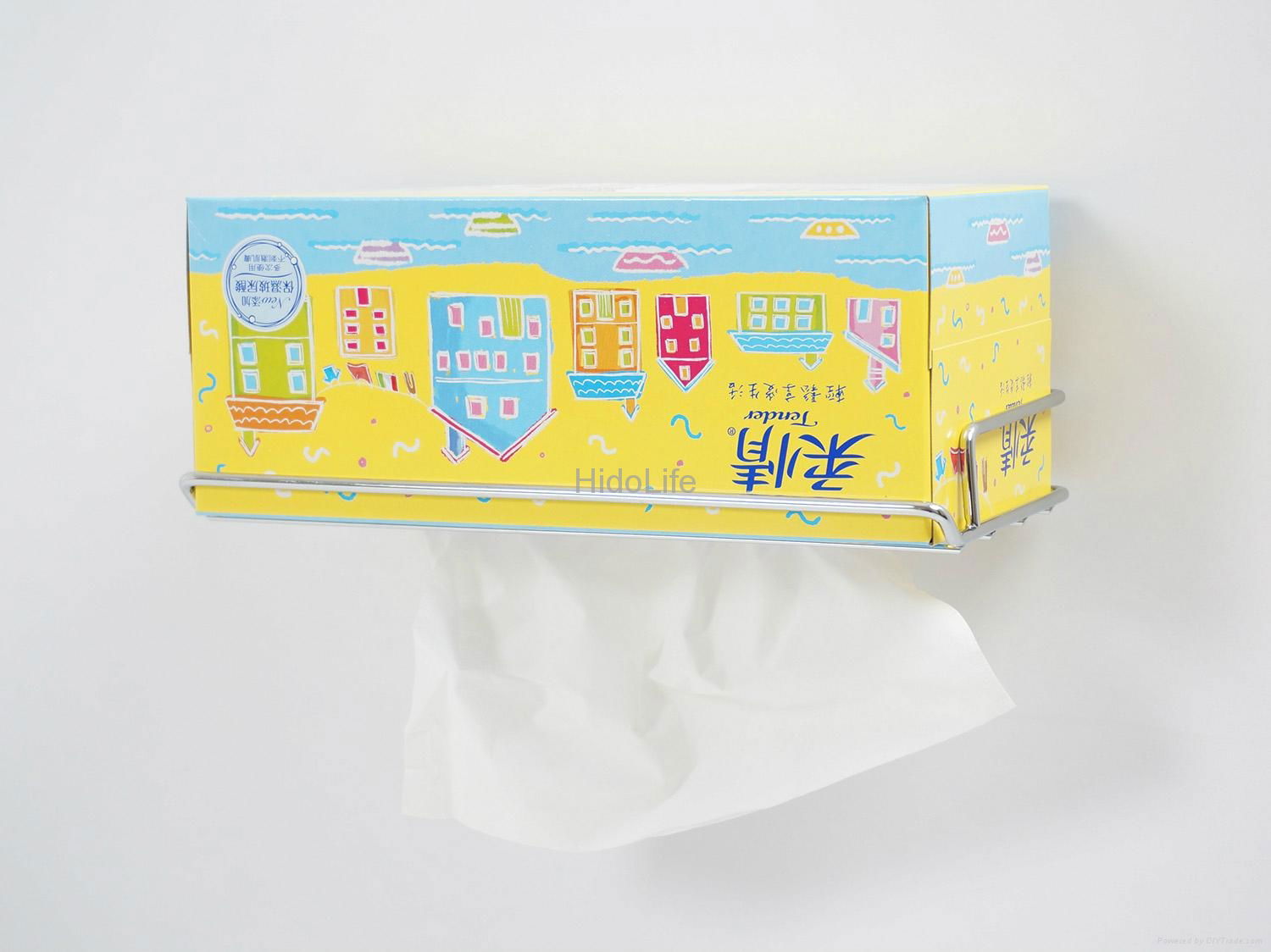 Stainless Bathroom Tissue Box Holder 2