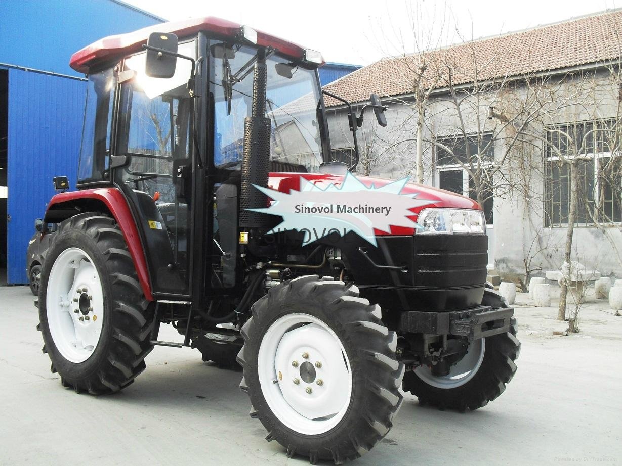 Chinese brand new tractor 40-65hp 4WD power steering 3