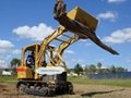 Bulldozer with front loader 3