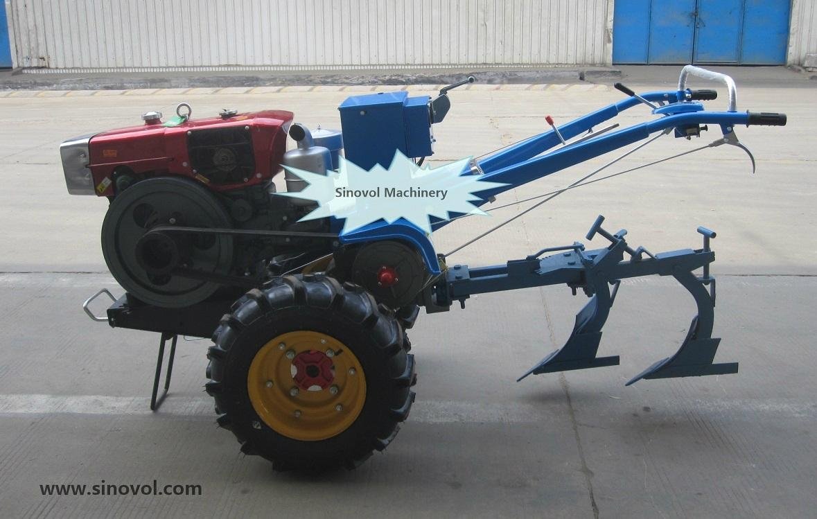 Walking tractor 8-18hp water cooled with many attachments