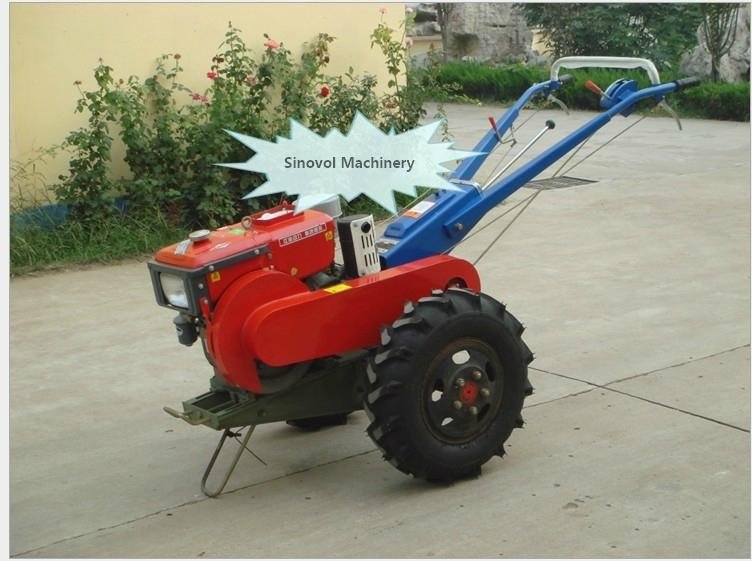 Walking tractor 8-18hp water cooled with many attachments 2