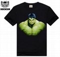 european big size the hulk 3d printing stereoscopic t-shirt originality tee shir