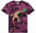 good quality lizard 3d printing t shirt