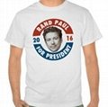 custom ployester t shirt for election activity o neck loose tee shirt 2