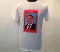 crew neck ployester tee shirt from chinese factory for election with cheapest pr 2