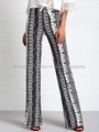 fashion clothing vintage flowy thin maxi long straight woman trousers 2016 1
