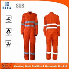 100%COTTON FLAME RETARDANT COVERALL