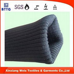 Fire retardant cuff ribbing