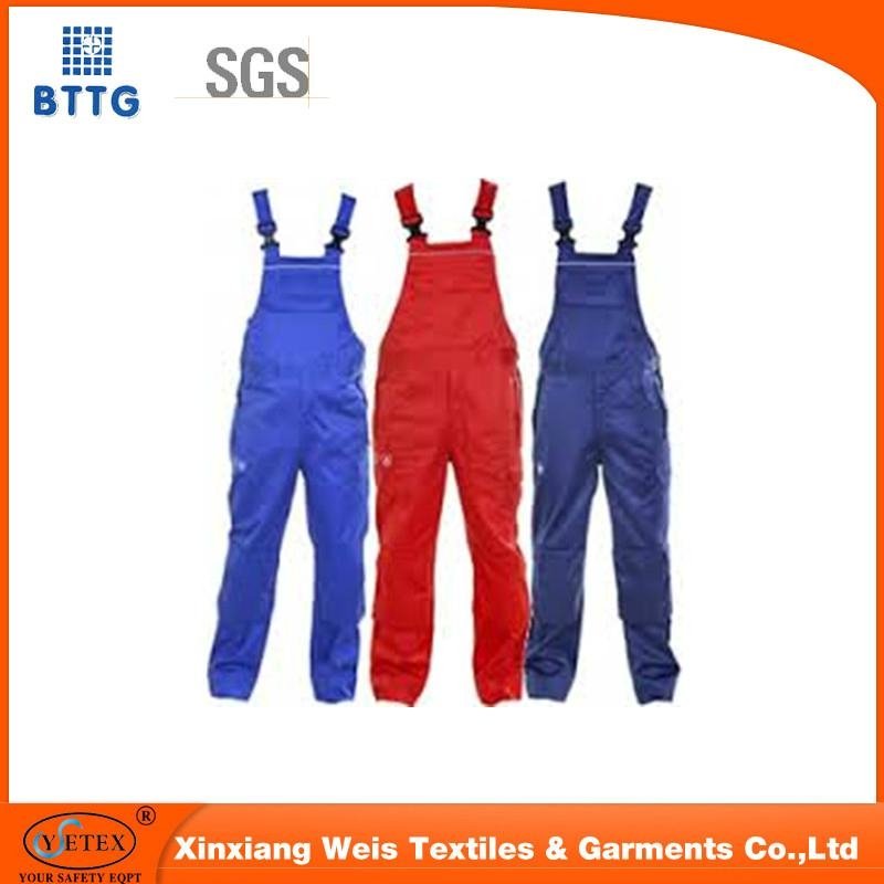 Workwear Pants Cotton Bib Pants for FR Protective Clothing 3