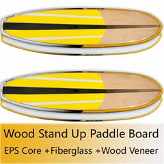 2015 Hot wood veneer sup paddle board