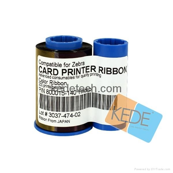 For Zebra 800015-140 YMCKO Color Ribbon-200 prints 2