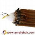 100% human hair micro ring hair extensions 1