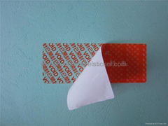 Custom Security Tamper Evident Seal Sticker