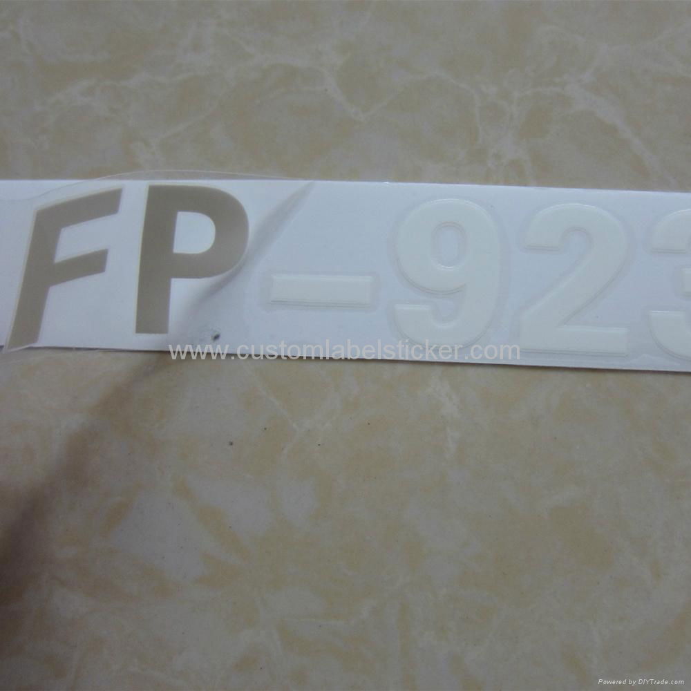 Custom Die Cut Transfer Vinyl Sticker Decal letter stickers Custom