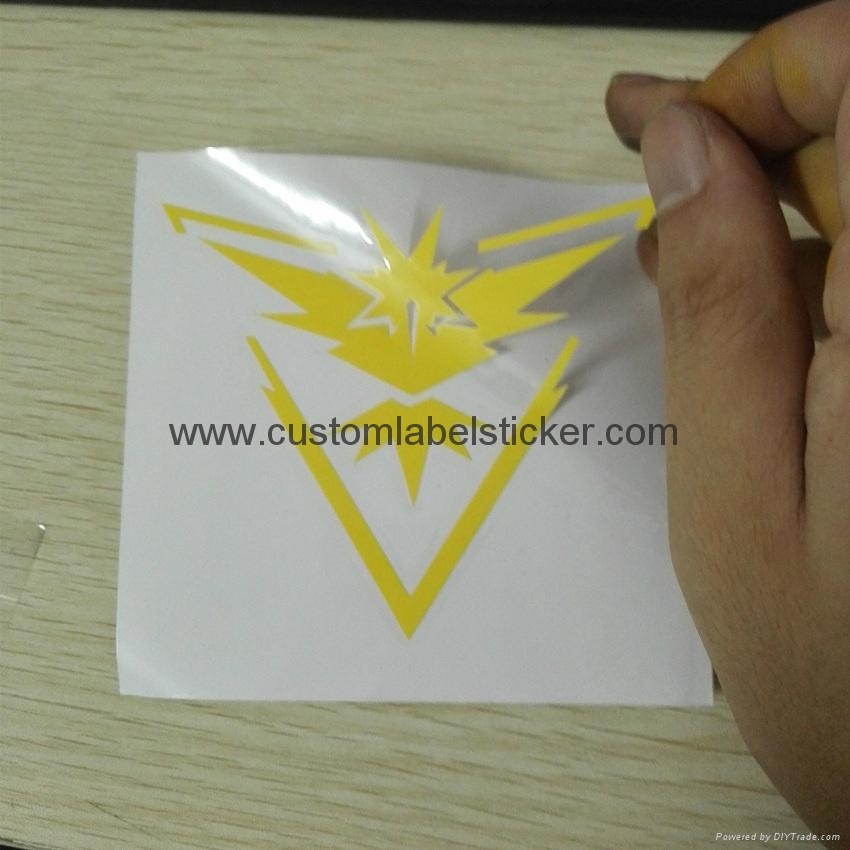 Pokemon Go Team Logo Vinyl Decals Die Cut Vinyl Car Sticker 1