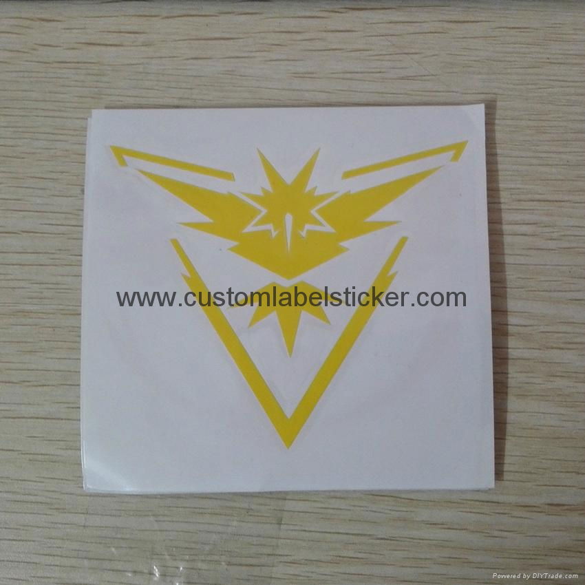 Pokemon Go Team Logo Vinyl Decals Die Cut Vinyl Car Sticker 2