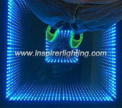 Infinity mirror LED dance floor 1x1 meter