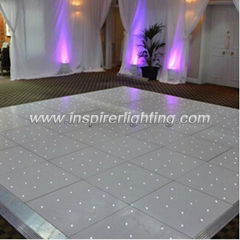 Twinkle LED dance floor white