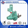 Side entry tank mixer for light and heavy curde oil pump station