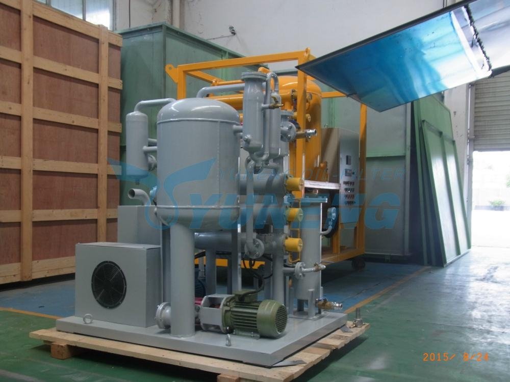 High Efficiency Dewater and Degas Used Hydraulic Oil Filtration Machine 2