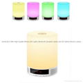 Bluetooth Dimmble Color LED Lamp With Bluetooth Speaker Clock