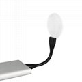 Mini RGB Flexible USB Lamp Base Acrylic Holder TDL-Y 4