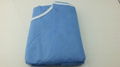 Medical disposable standard surgical gown with knitted cuff & four waist tapes 2