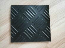 Checker rubber sheet/floor