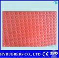 Round button rubber mat for parking 1