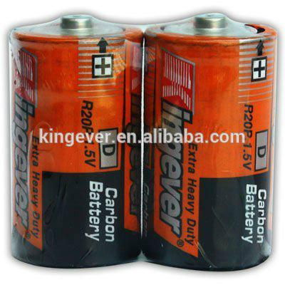  1.5V D UM-1 R20 mercury free carbon zinc battery 2