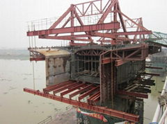 form traveller formwork for balanced cantilever bridge construction