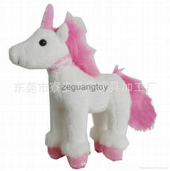 plush toys white horse gift,beautiful unicorn 