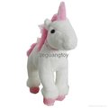 plush toys white horse gift,beautiful unicorn  2