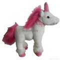 plush toys white horse gift,beautiful unicorn  4