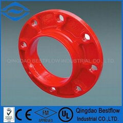 ul fm approved ductile iron grooved pipe fitting