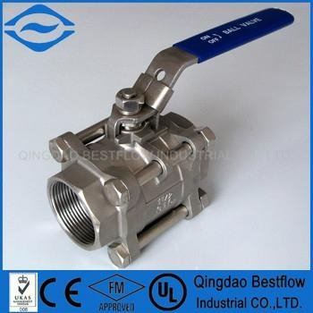 3pc steel ball valve 2