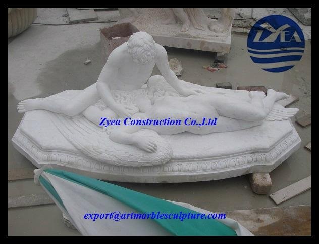 Western Man Marble Sculptures for Garden and Home Decoration Sculpture