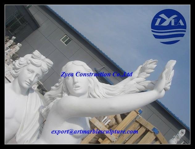 Western Man Marble Sculptures for Garden and Home Decoration Sculpture 2