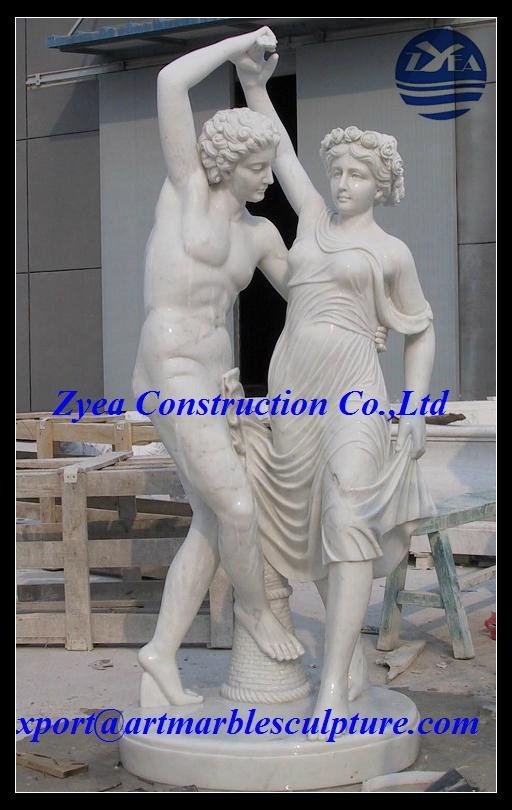 Western Man Marble Sculptures for Garden and Home Decoration Sculpture 5