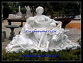 Family Marble Sculptures for Garden or