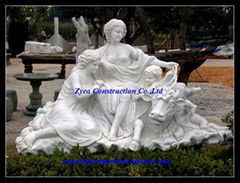 Family Marble Sculptures for Garden or Home