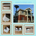 Low Cost Roof Rain Drainage System PVC Rain Gutter