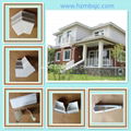 5.2 inch Best price custom white pvc rain water gutter 1